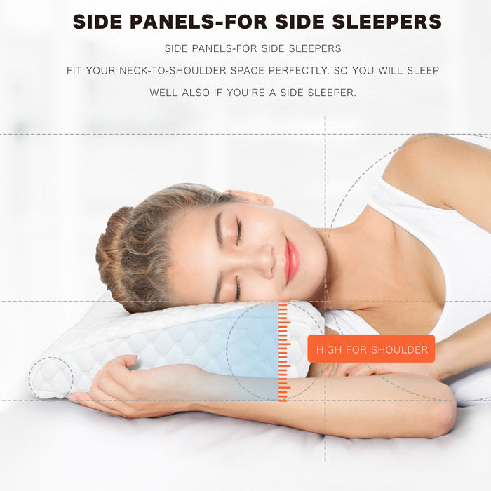 Side sleeper hotsell contour pillow case