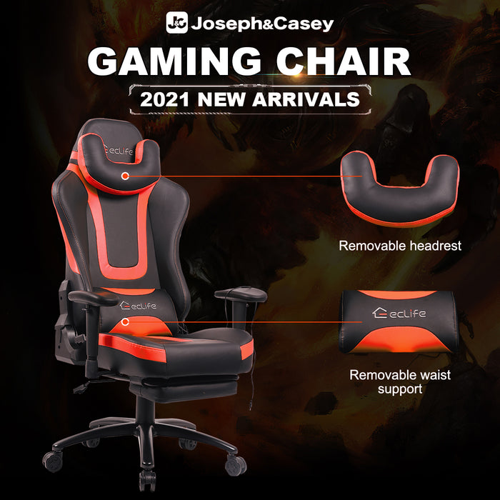 Gaming Chair with Lumbar Support for Adult Ergonomic High Back Video Game Chair Heavy Duty Computer Swivel Chairs