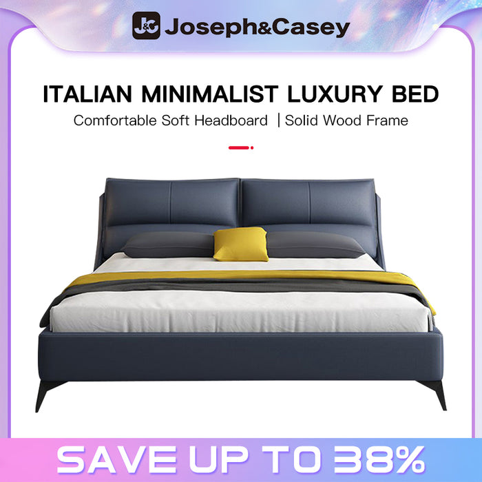 【Furniture】Italian Minimalist Luxury Bed