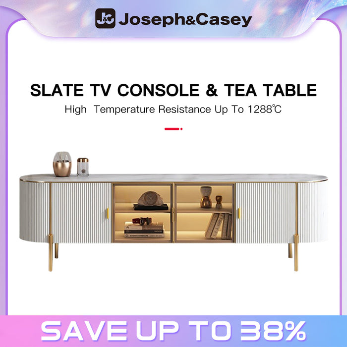 【Furniture】Italian Slate TV Console & Tea Table