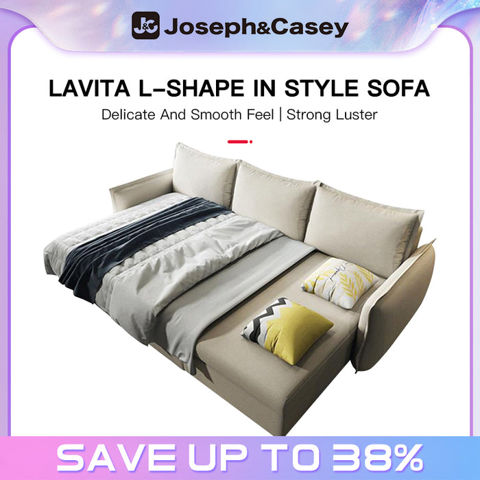 【Furniture】Lavita L-Shape In Style Sofa