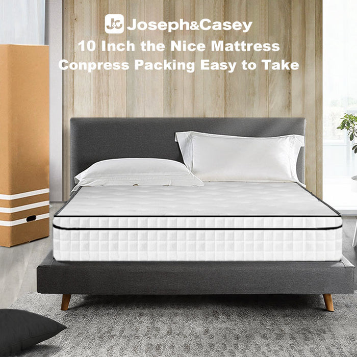 10-inch Package Spring Mattress freeshipping - JOSEPH&CASEY