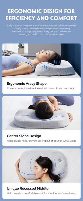 XIAOMI Freely Adjustable Pillow Height Neck Support Sleeping Pillow