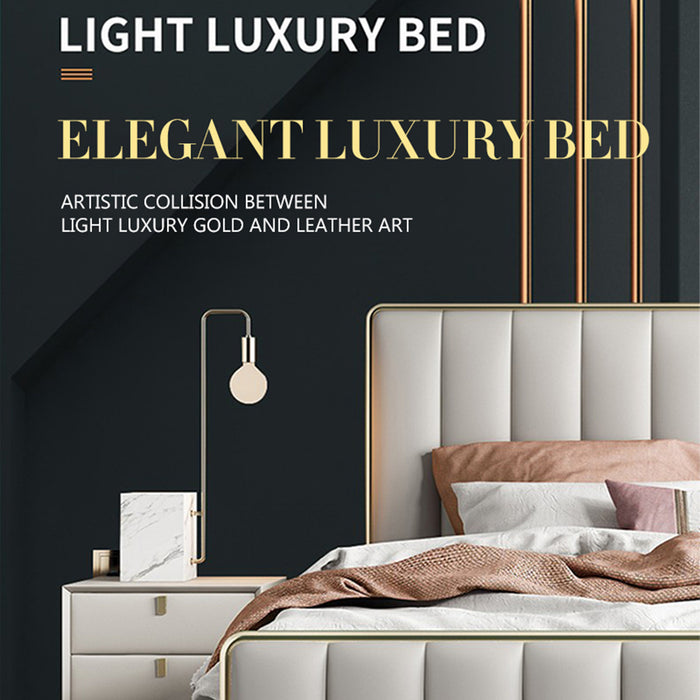 【Furniture】Light Luxury Bed