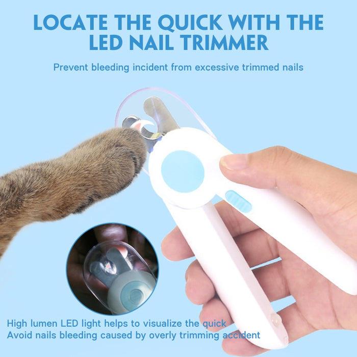 Pets LED Nail Clipper And Trimmer freeshipping - JOSEPH&CASEY