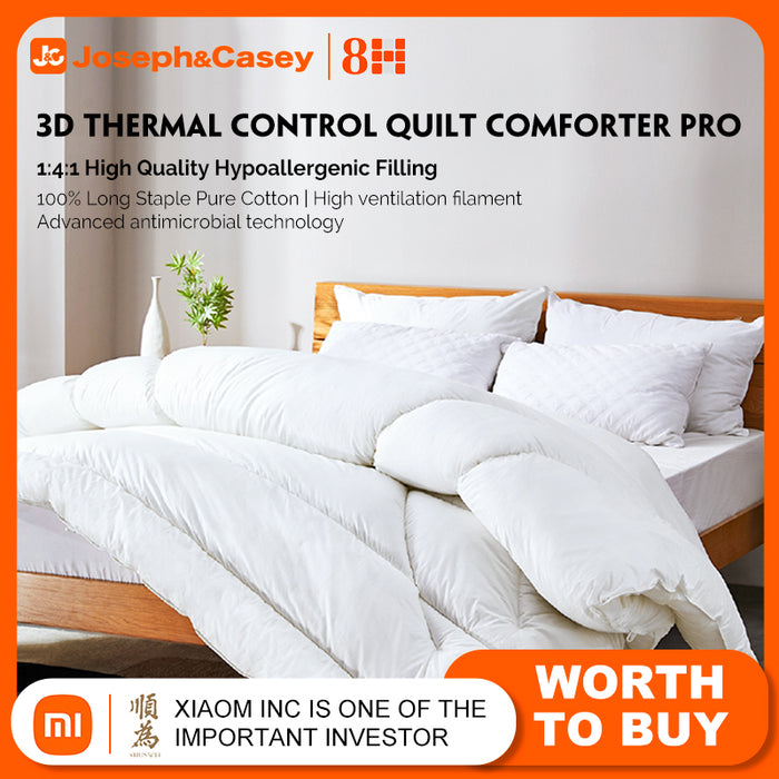 XIAOMI Lock temperature 3D seven-hole antibacterial warm quilt freeshipping - JOSEPH&CASEY