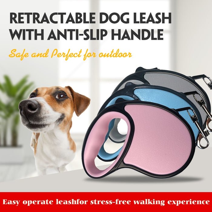 Pets 3/5M Retractable Dog Leash freeshipping - JOSEPH&CASEY