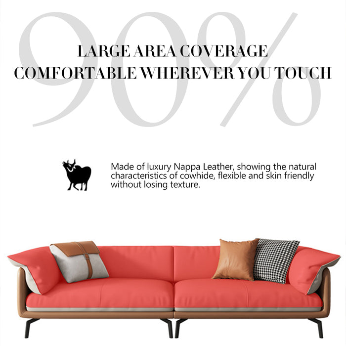 【Furniture】Italian Nappa Leather Sofa