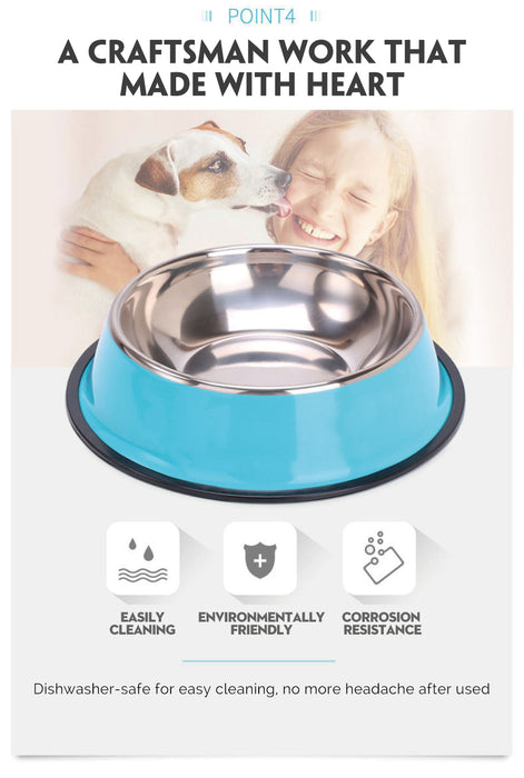 Pets Stainless Steel Pet Bowl freeshipping - JOSEPH&CASEY