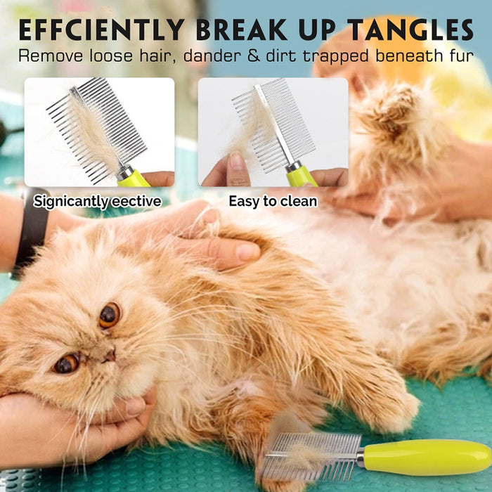 Pets Double-sided Grooming Comb freeshipping - JOSEPH&CASEY