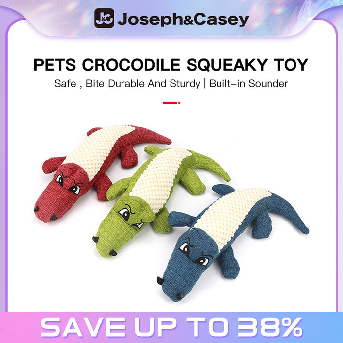 Pets Crocodile Squeaky Toy