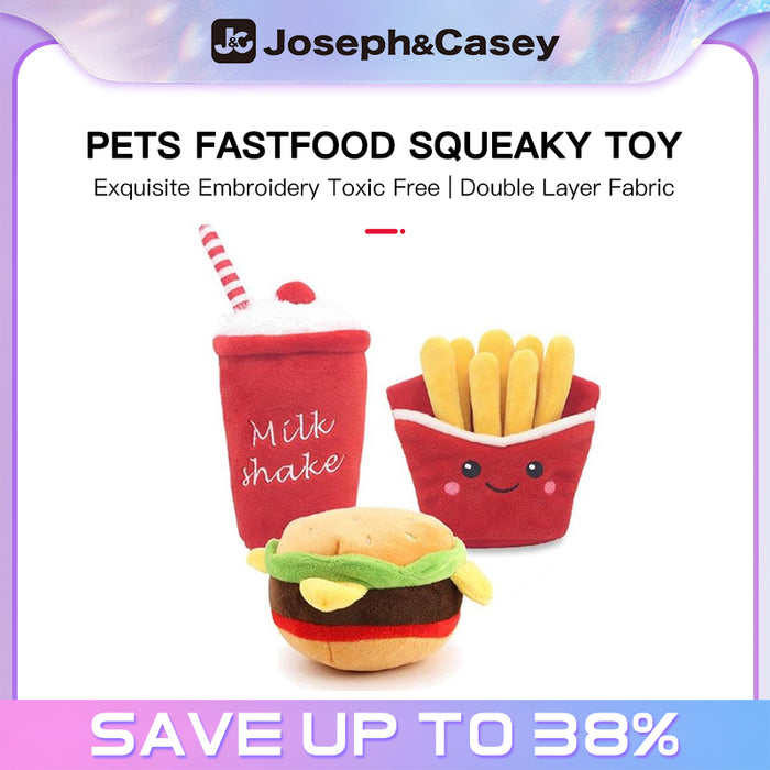 Pets Fastfood Squeaky Toy