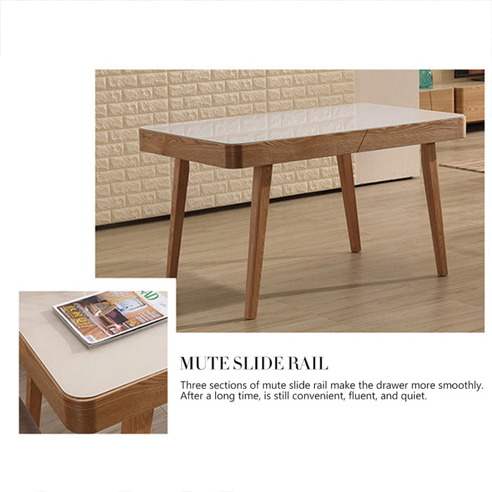 【Furniture】Nordic Manchurian Ash Solid Wood Dinning Set