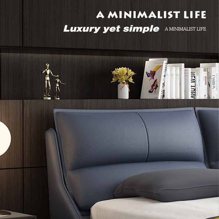 【Furniture】Italian Minimalist Luxury Bed