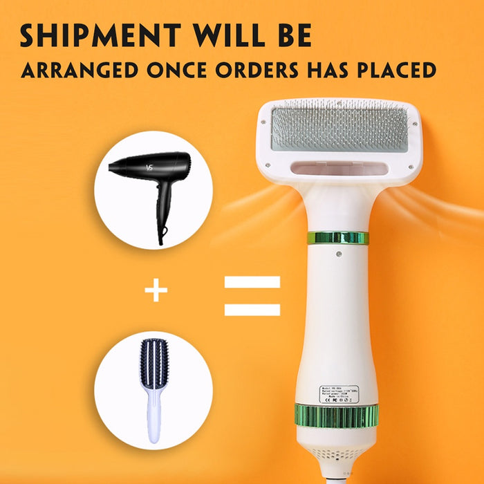 Pets 2 in 1 Grooming Hair Dryer freeshipping - JOSEPH&CASEY