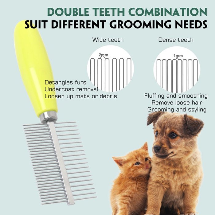 Pets Double-sided Grooming Comb freeshipping - JOSEPH&CASEY