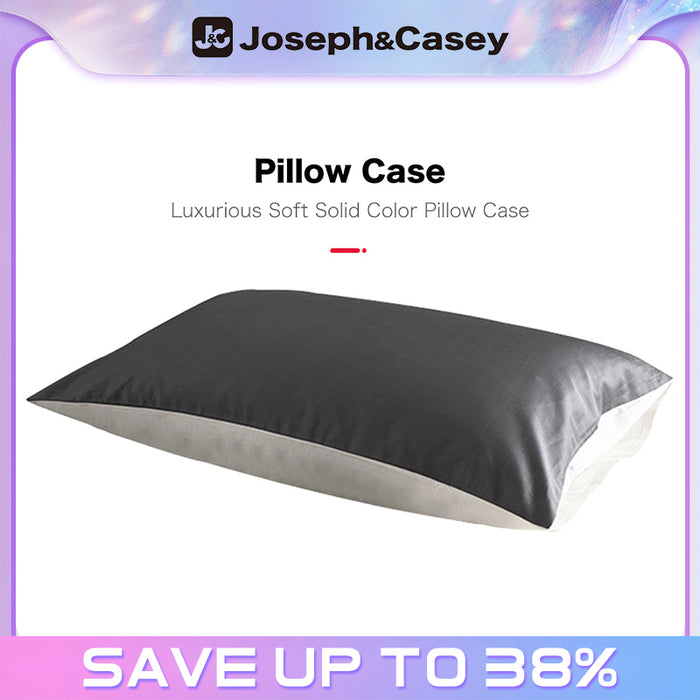 Solid Color Pillow Case / Bolster Case Only