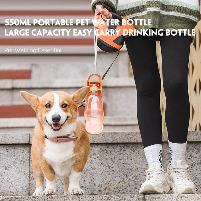 Pets 550ML Large Capacity Portable Water Bottle freeshipping - JOSEPH&CASEY