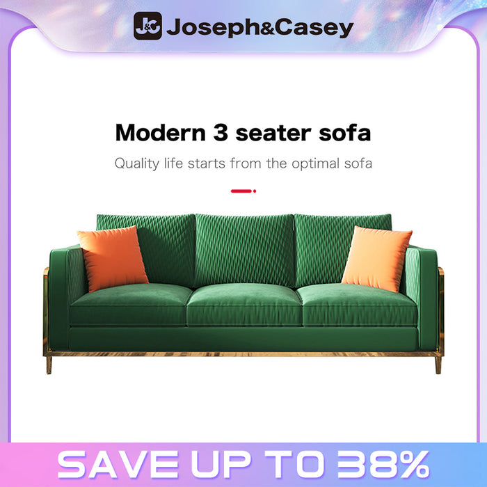 Stainless steel sofa 3 seater /  1seater