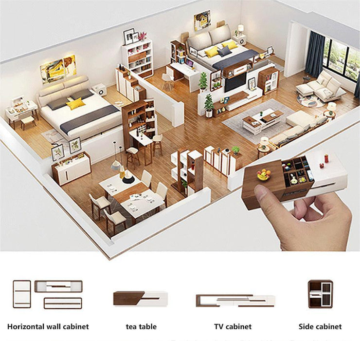 【Furniture】Nordic Foldable Tea Table & TV Console