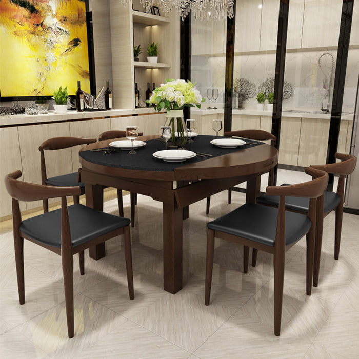 【Furniture】Burning Stone Dinning Table Set