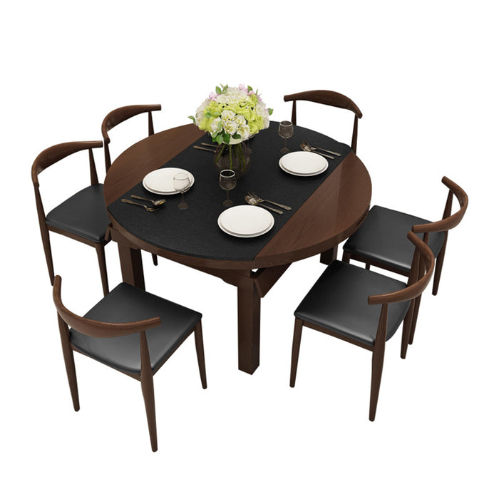 【Furniture】Burning Stone Dinning Table Set