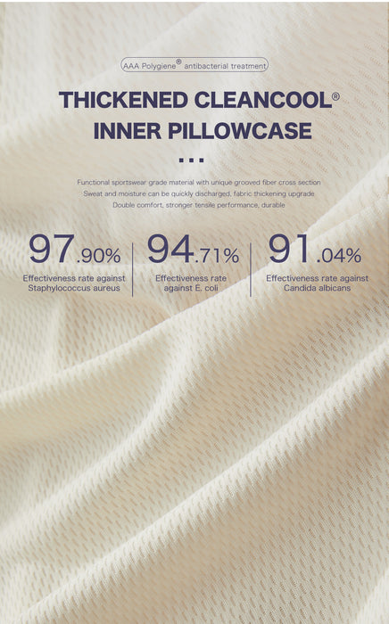 XIAO MI TPE Honeycomb Breathable Pressure Relief Pillow Pro (antibacterial inner and outer double pillowcase) freeshipping - JOSEPH&CASEY