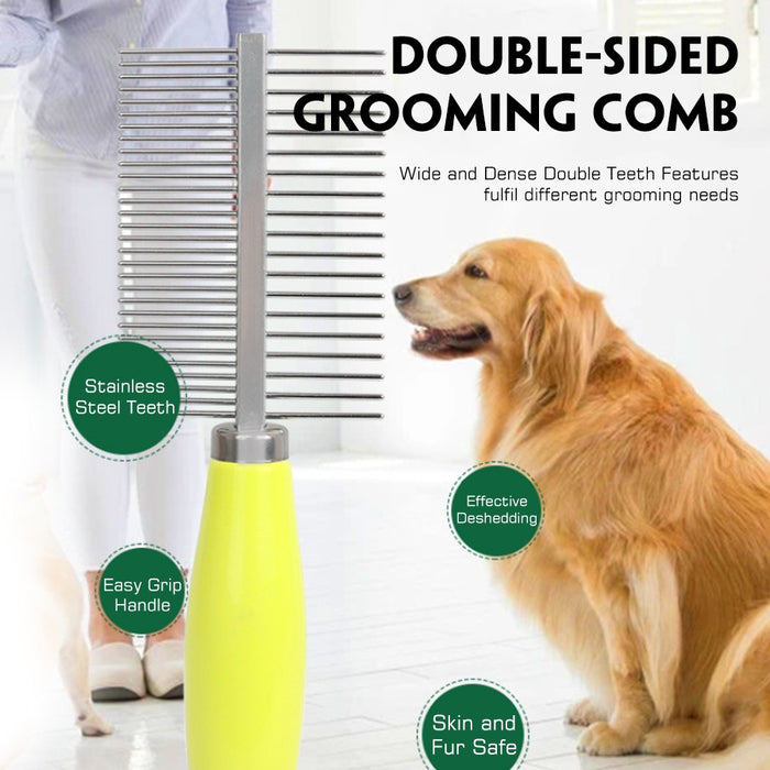 Pets Double-sided Grooming Comb freeshipping - JOSEPH&CASEY