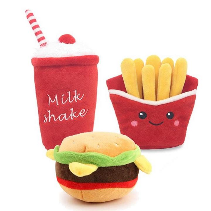 Pets Fastfood Squeaky Toy