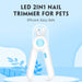 Pets LED Nail Clipper And Trimmer freeshipping - JOSEPH&CASEY