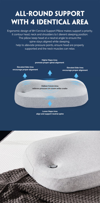 XIAOMI Freely Adjustable Pillow Height Neck Support Sleeping Pillow