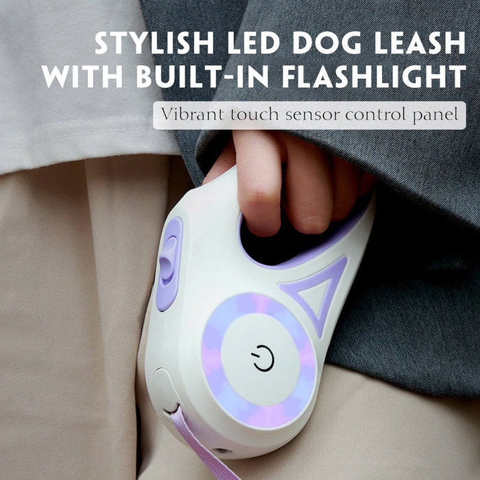 Pets LED Retractable Dog Leash freeshipping - JOSEPH&CASEY