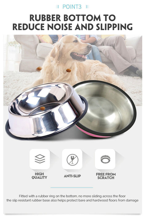 Pets Stainless Steel Pet Bowl freeshipping - JOSEPH&CASEY