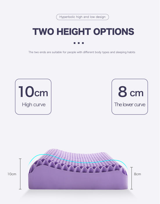 XIAO MI TPE Honeycomb Breathable Pressure Relief Pillow Pro (antibacterial inner and outer double pillowcase) freeshipping - JOSEPH&CASEY